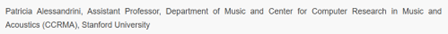 Screenshot of text showing Patricia Alessandrini's signature on a petition