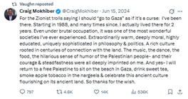 Screenshot of an antisemitic post re-shared by Vaughn Rasberry