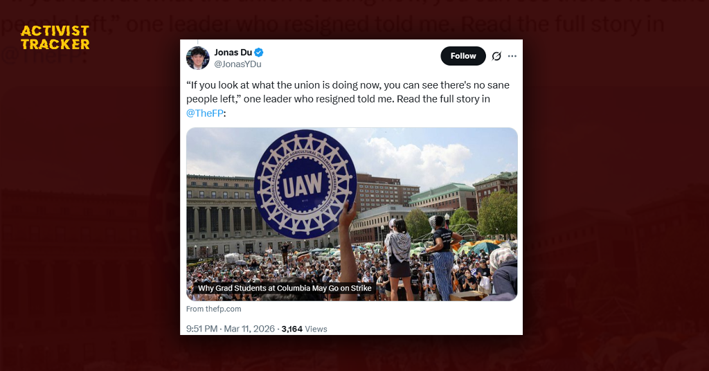 Columbia University student workers union