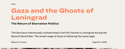 Image of an anti-Israel headline written by Robert Crews