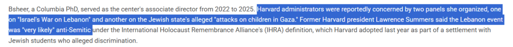 Rosie Bsheer Harvard CMES