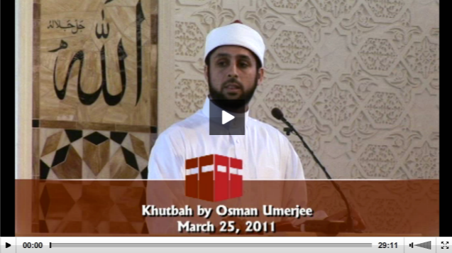 Osman Umarji speaking video