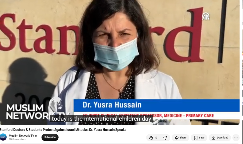 Yusra Hussain speaking Muslim Network TV